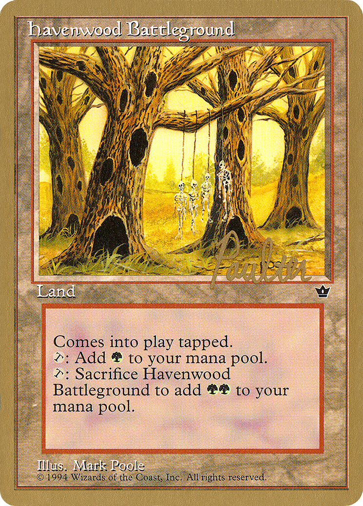 Havenwood Battleground (Preston Poulter) [Pro Tour Collector Set] - The Mythic Store | 24h Order Processing
