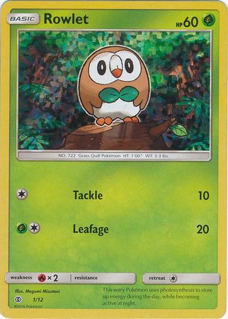 Rowlet (1/12) [McDonald's Promos: 2017 Collection] - The Mythic Store | 24h Order Processing