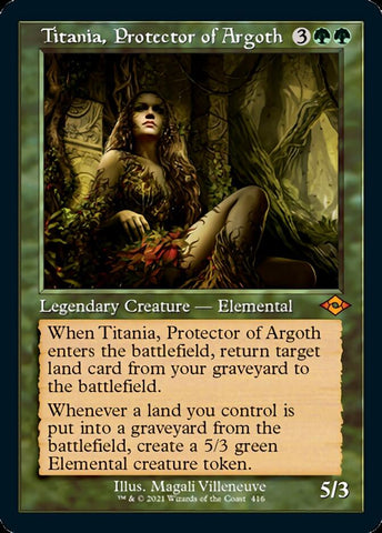 Titania, Protector of Argoth (Retro Foil Etched) [Modern Horizons 2] - The Mythic Store | 24h Order Processing