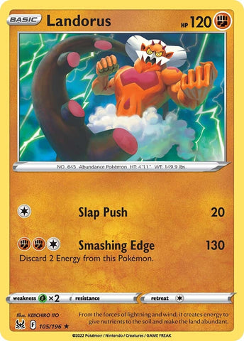 Landorus (105/196) [Sword & Shield: Lost Origin] - The Mythic Store | 24h Order Processing