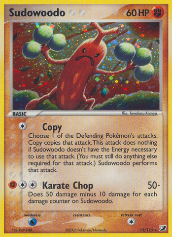 Sudowoodo (15/115) [EX: Unseen Forces] - The Mythic Store | 24h Order Processing