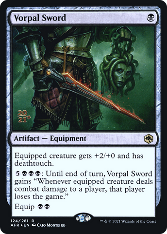 Vorpal Sword [Dungeons & Dragons: Adventures in the Forgotten Realms Prerelease Promos] - The Mythic Store | 24h Order Processing