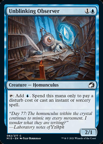 Unblinking Observer [Innistrad: Midnight Hunt] - The Mythic Store | 24h Order Processing