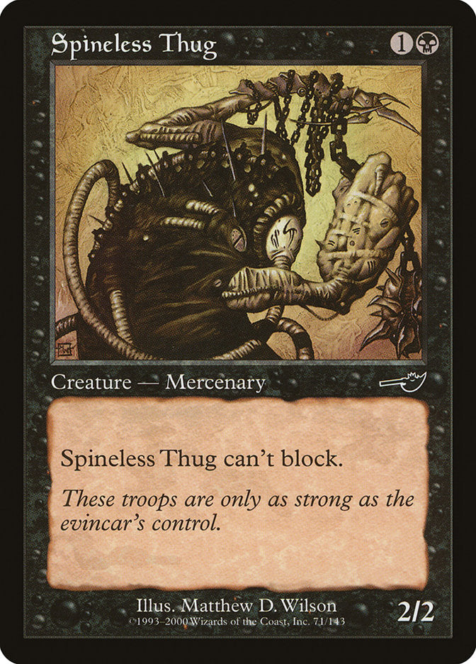 Spineless Thug [Nemesis] - The Mythic Store | 24h Order Processing