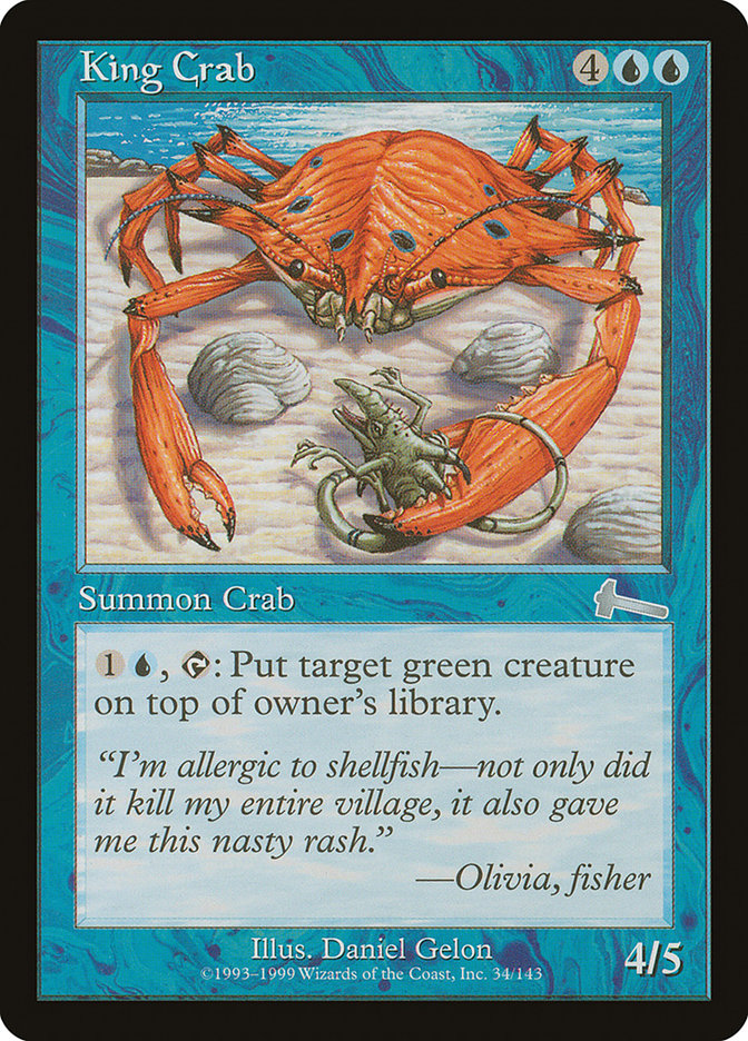 King Crab [Urza's Legacy] - The Mythic Store | 24h Order Processing