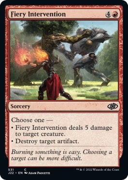 Fiery Intervention [Jumpstart 2022] - The Mythic Store | 24h Order Processing
