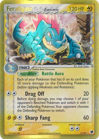 Feraligatr (2/101) (Delta Species) (Stamped) [EX: Dragon Frontiers] - The Mythic Store | 24h Order Processing