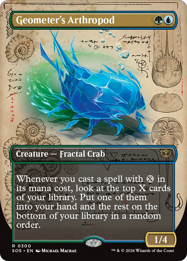 Geometer's Arthropod (Borderless) [Secrets of Strixhaven] - The Mythic Store | 24h Order Processing