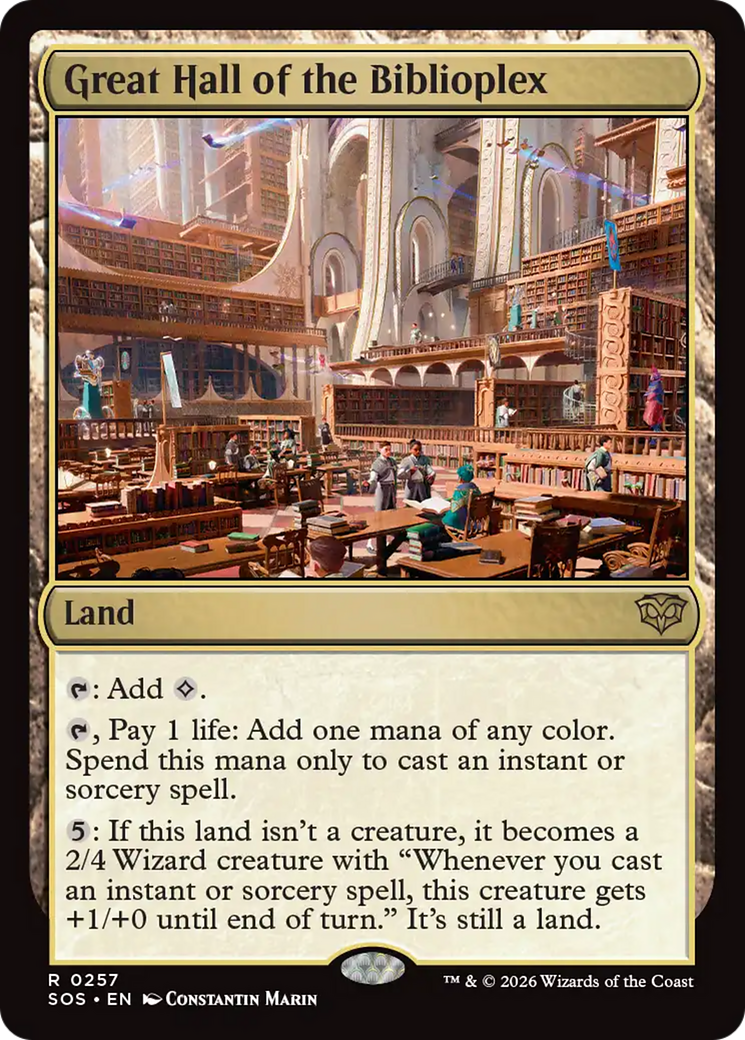 Great Hall of the Biblioplex [Secrets of Strixhaven] - The Mythic Store | 24h Order Processing