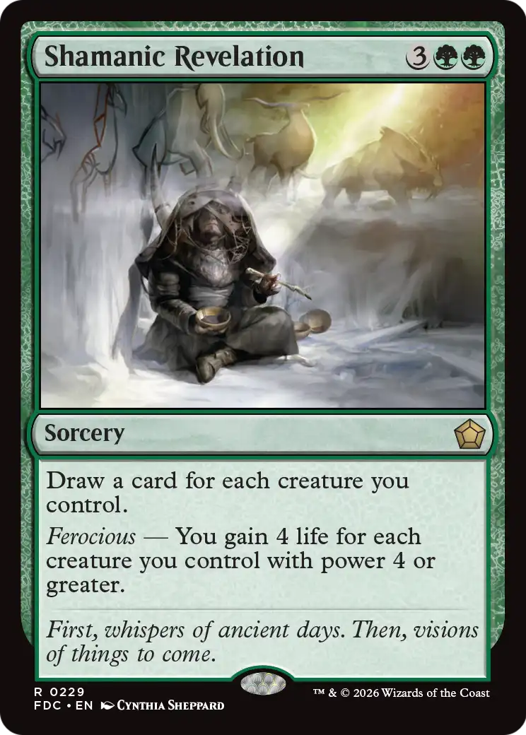 Shamanic Revelation [Foundations Commander] - The Mythic Store | 24h Order Processing