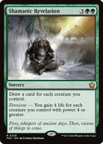 Shamanic Revelation [Foundations Commander] - The Mythic Store | 24h Order Processing