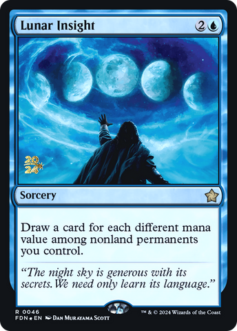 Lunar Insight [Foundations Prerelease Promos] - The Mythic Store | 24h Order Processing