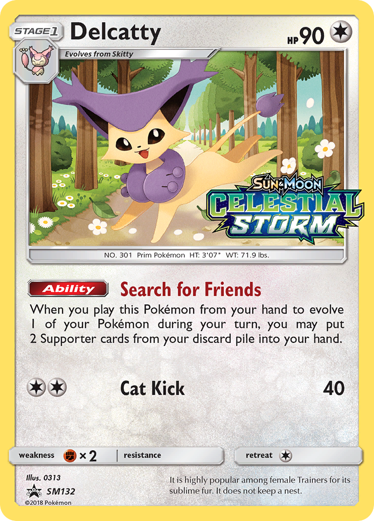 Delcatty (SM132) [Sun & Moon: Black Star Promos] - The Mythic Store | 24h Order Processing