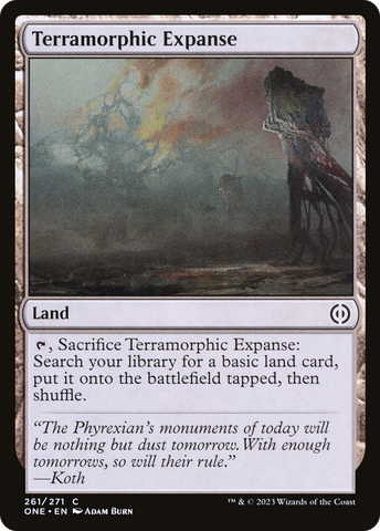Terramorphic Expanse [Phyrexia: All Will Be One] - The Mythic Store | 24h Order Processing