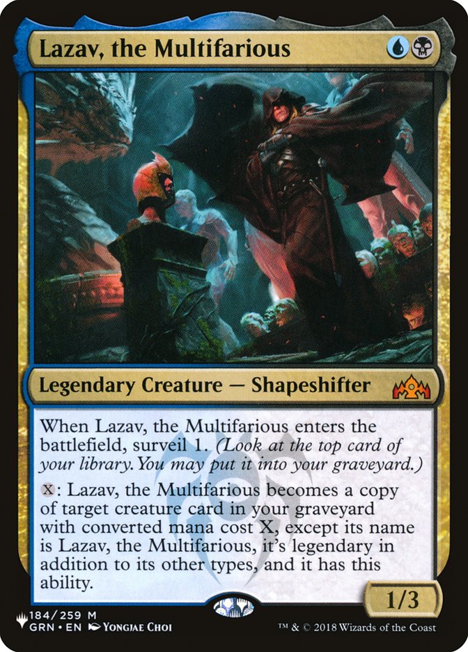Lazav, the Multifarious [The List] - The Mythic Store | 24h Order Processing