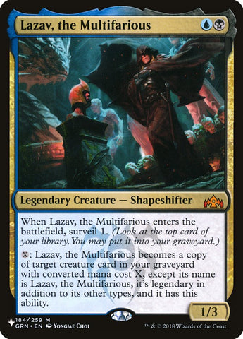 Lazav, the Multifarious [The List] - The Mythic Store | 24h Order Processing