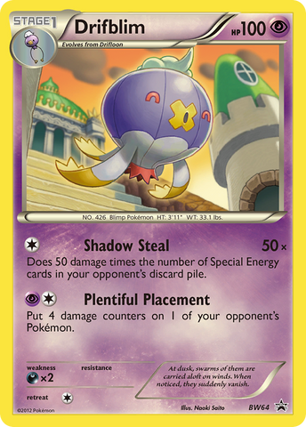 Drifblim (BW64) [Black & White: Black Star Promos] - The Mythic Store | 24h Order Processing