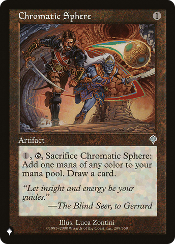 Chromatic Sphere [The List] - The Mythic Store | 24h Order Processing