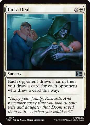 Cut a Deal (Surge Foil) [Marvel Super Heroes Commander] - The Mythic Store | 24h Order Processing