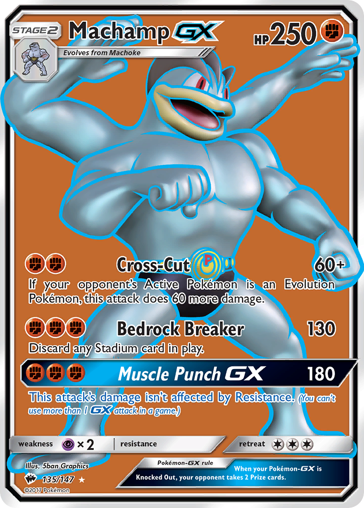 Machamp GX (135/147) [Sun & Moon: Burning Shadows] - The Mythic Store | 24h Order Processing