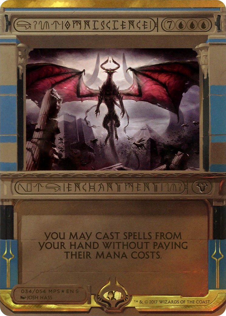 Omniscience (Invocation) [Amonkhet Invocations] - The Mythic Store | 24h Order Processing