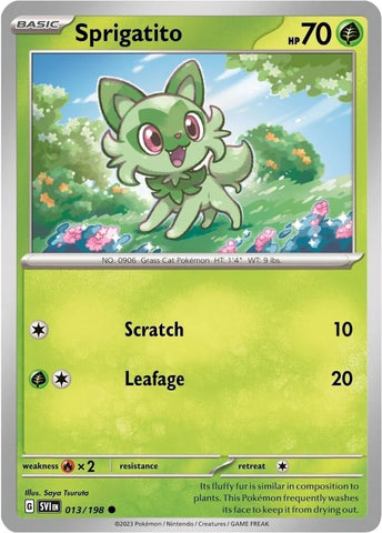 Sprigatito (013/198) (Paldea Collection) [Scarlet & Violet: Base Set] - The Mythic Store | 24h Order Processing