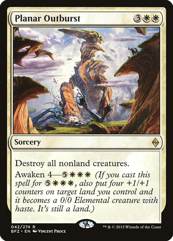 Planar Outburst [Battle for Zendikar] - The Mythic Store | 24h Order Processing