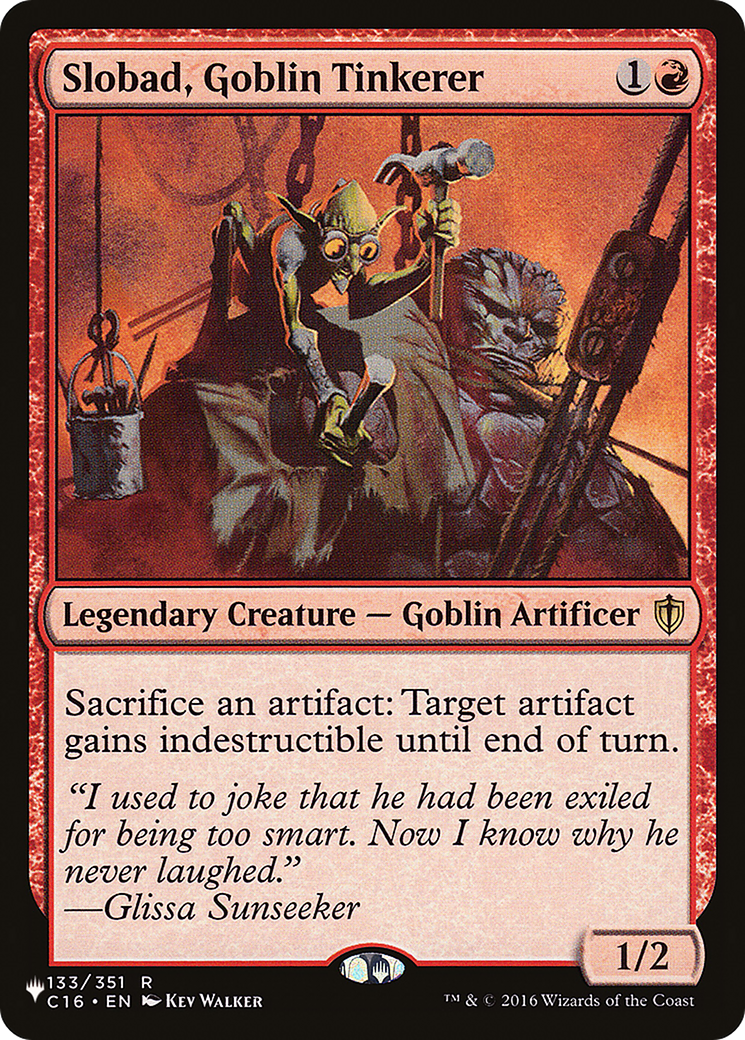 Slobad, Goblin Tinkerer [The List] - The Mythic Store | 24h Order Processing