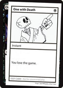 One with Death (2021 Edition) [Mystery Booster Playtest Cards] - The Mythic Store | 24h Order Processing