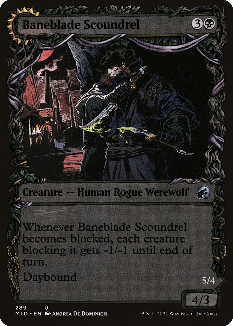 Baneblade Scoundrel // Baneclaw Marauder (Showcase Equinox) [Innistrad: Midnight Hunt] - The Mythic Store | 24h Order Processing