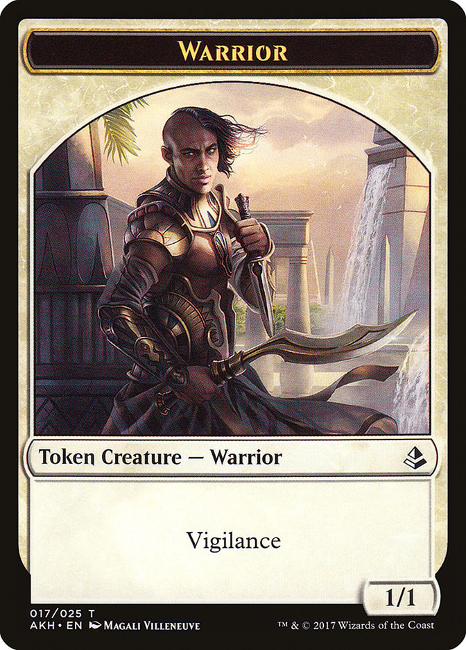 Heart-Piercer Manticore // Warrior Double-Sided Token [Amonkhet Tokens] - The Mythic Store | 24h Order Processing