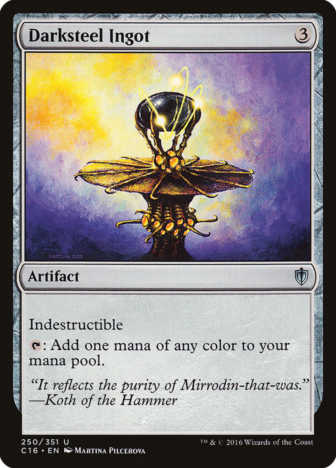 Darksteel Ingot [Commander 2016] - The Mythic Store | 24h Order Processing