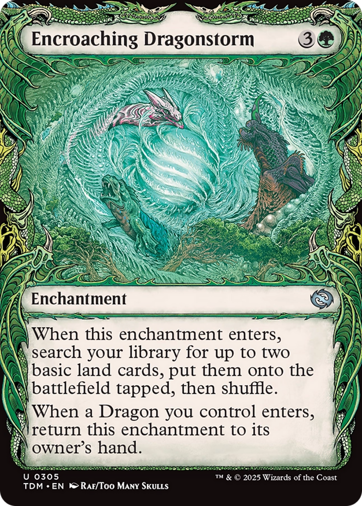 Encroaching Dragonstorm (Showcase) [Tarkir: Dragonstorm] - The Mythic Store | 24h Order Processing