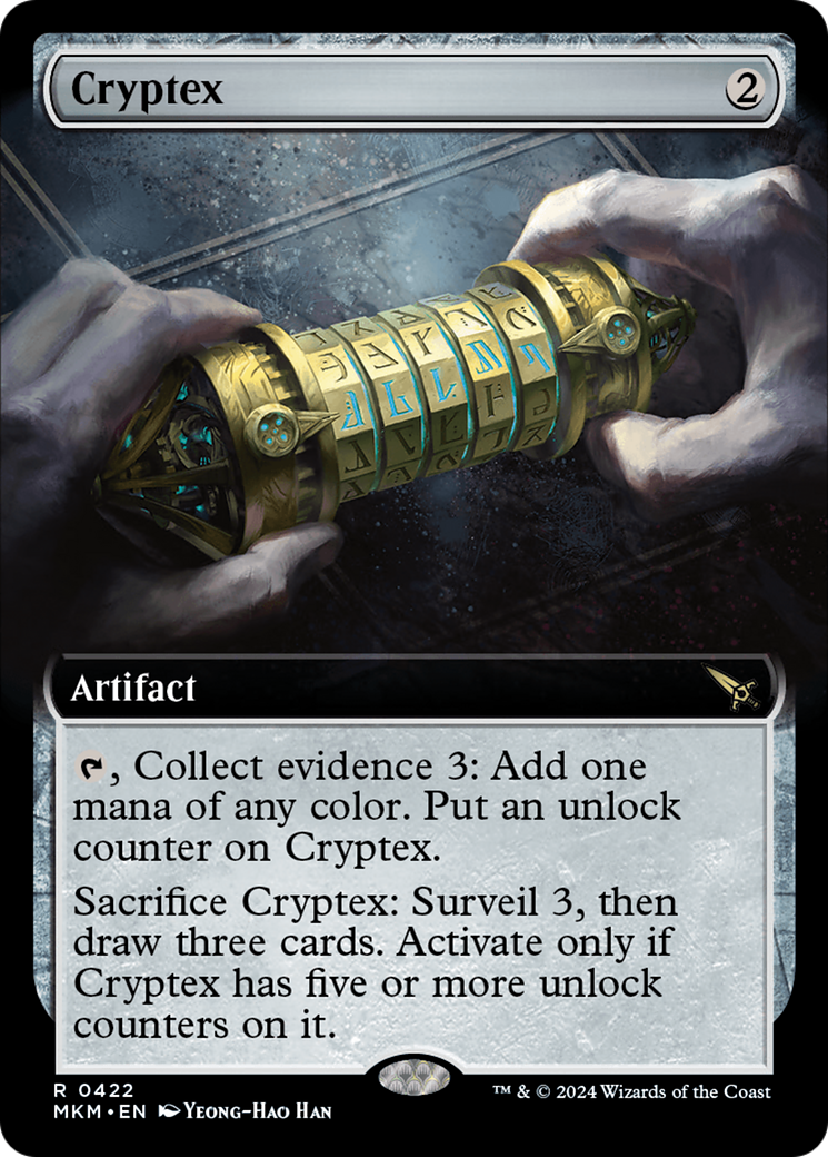 Cryptex (Extended Art) [Murders at Karlov Manor] - The Mythic Store | 24h Order Processing