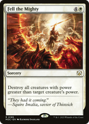 Fell the Mighty [March of the Machine Commander] - The Mythic Store | 24h Order Processing