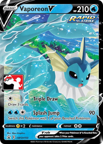 Vaporeon V (SWSH150) [Prize Pack Series One] - The Mythic Store | 24h Order Processing