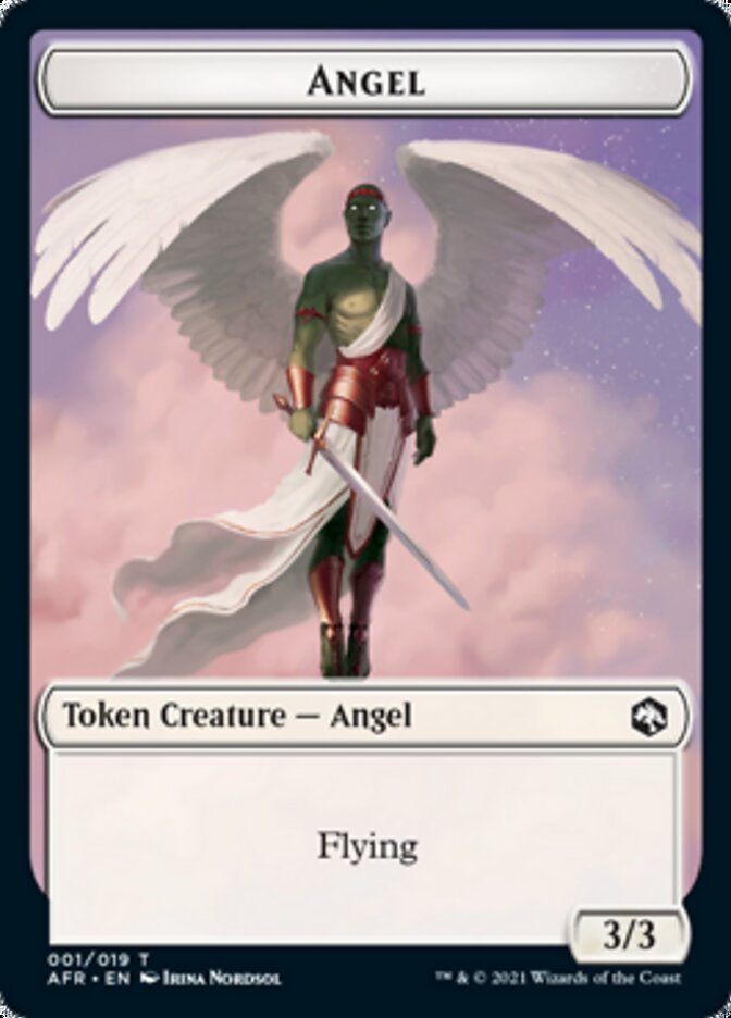 Spider // Angel Double-Sided Token [Dungeons & Dragons: Adventures in the Forgotten Realms Tokens] - The Mythic Store | 24h Order Processing