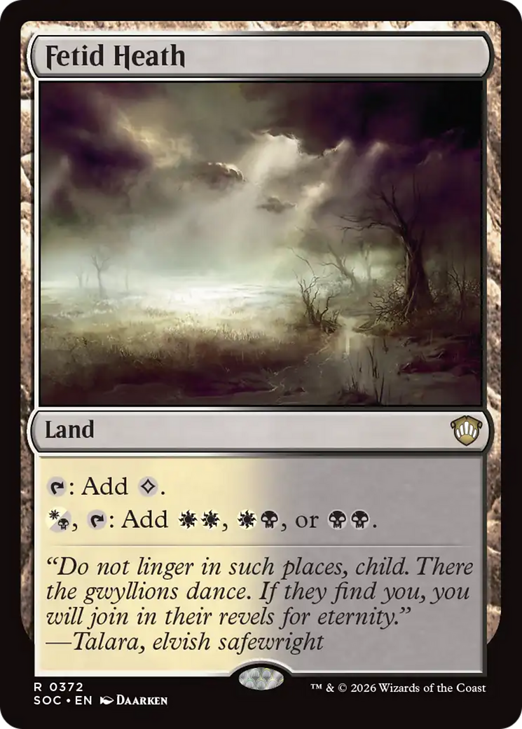 Fetid Heath [Secrets of Strixhaven Commander] - The Mythic Store | 24h Order Processing