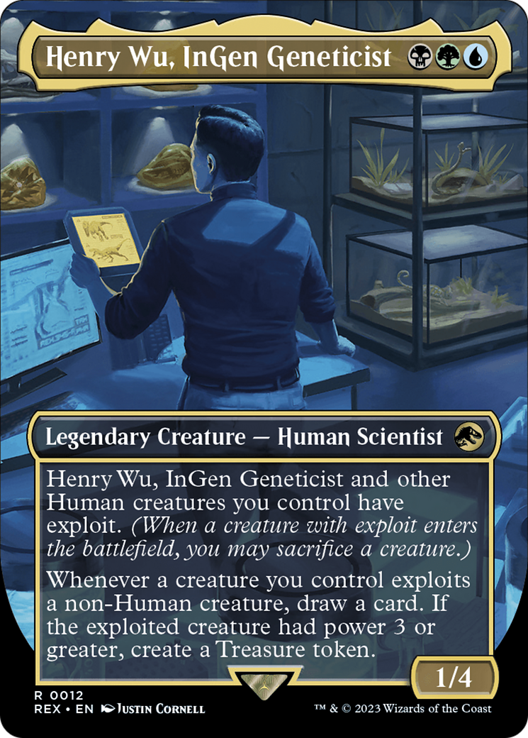Henry Wu, InGen Geneticist (Borderless) [Jurassic World Collection] - The Mythic Store | 24h Order Processing