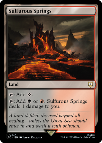 Sulfurous Springs [The Lord of the Rings: Tales of Middle-Earth Commander] - The Mythic Store | 24h Order Processing