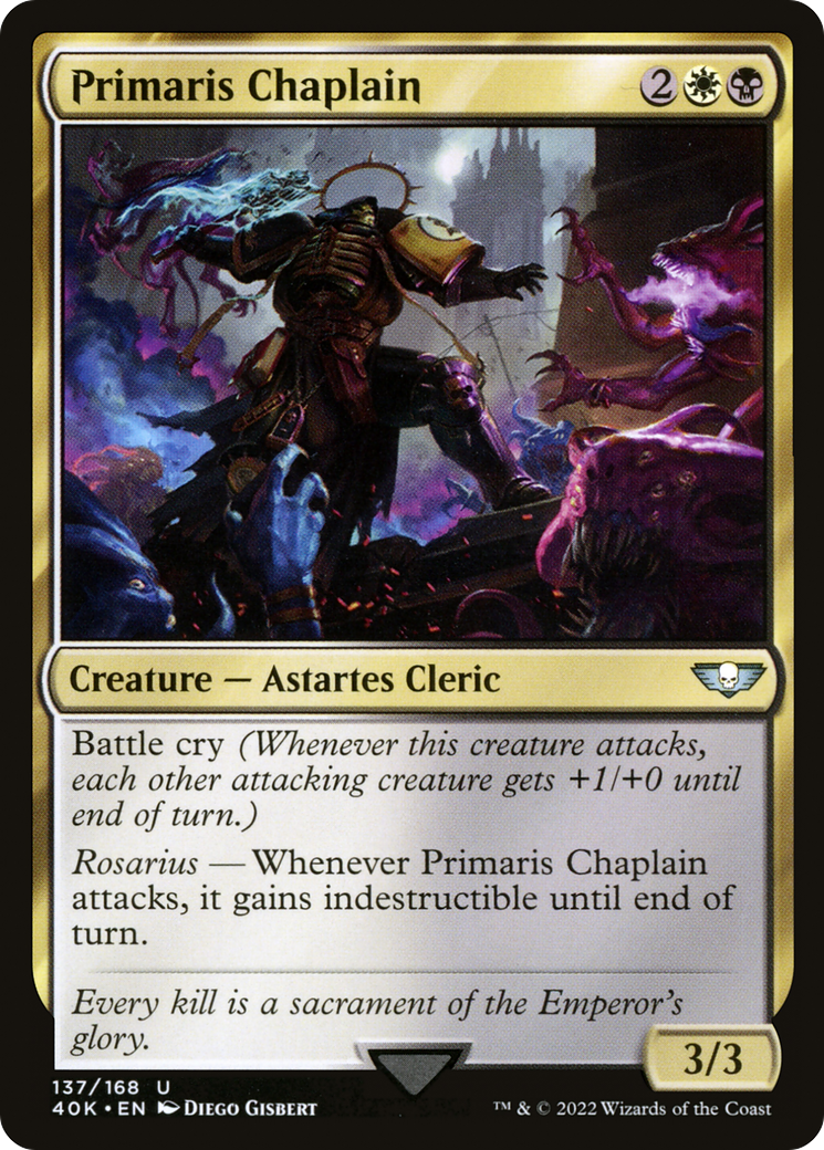 Primaris Chaplain [Warhammer 40,000] - The Mythic Store | 24h Order Processing