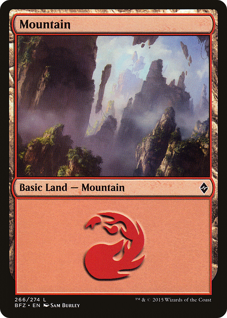 Mountain (266) [Battle for Zendikar] - The Mythic Store | 24h Order Processing