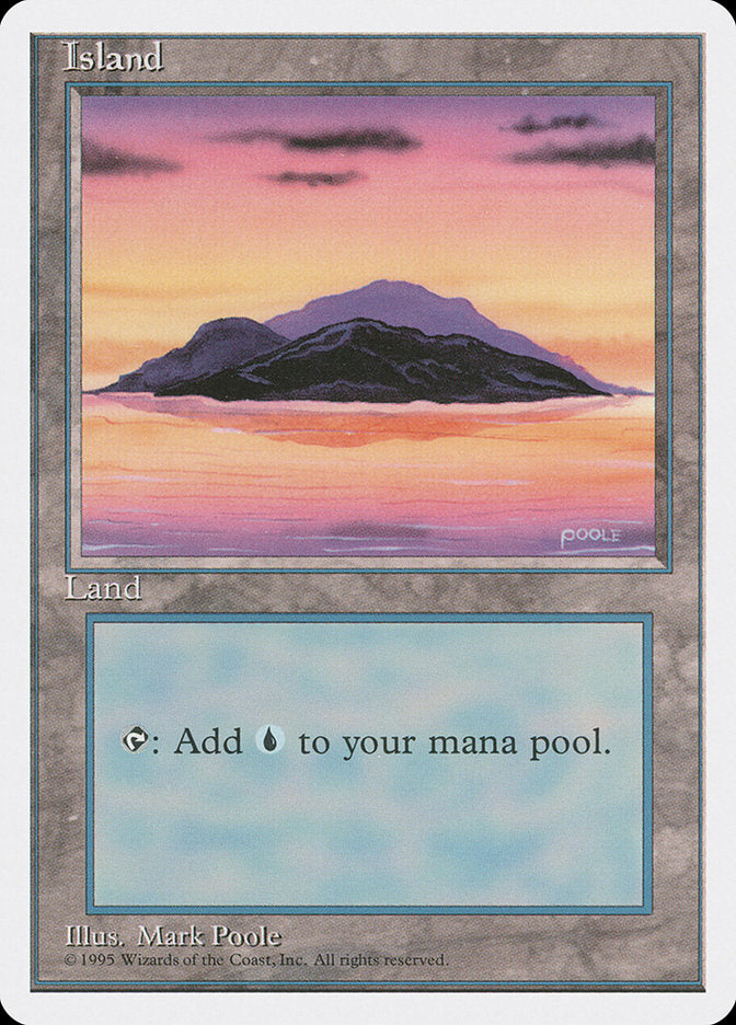 Island (Sunset / Signature on Right) [Fourth Edition] - The Mythic Store | 24h Order Processing