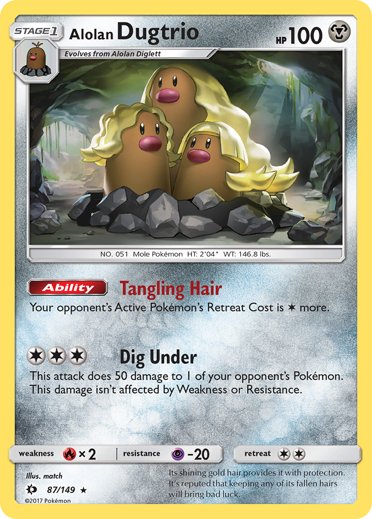 Alolan Dugtrio (87/149) [Sun & Moon: Base Set] - The Mythic Store | 24h Order Processing