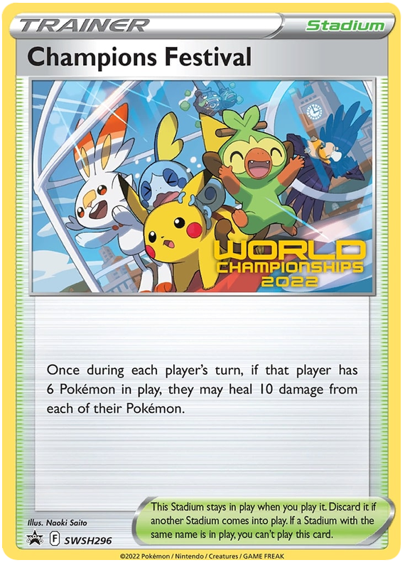 Champions Festival (SWSH296) [Sword & Shield: Black Star Promos] - The Mythic Store | 24h Order Processing