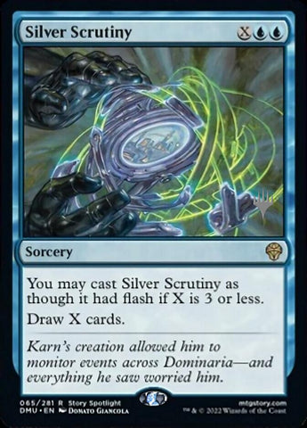 Silver Scrutiny (Promo Pack) [Dominaria United Promos] - The Mythic Store | 24h Order Processing