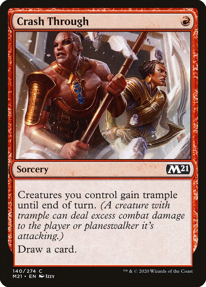 Crash Through [Core Set 2021] - The Mythic Store | 24h Order Processing