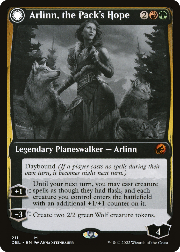 Arlinn, the Pack's Hope // Arlinn, the Moon's Fury [Innistrad: Double Feature] - The Mythic Store | 24h Order Processing