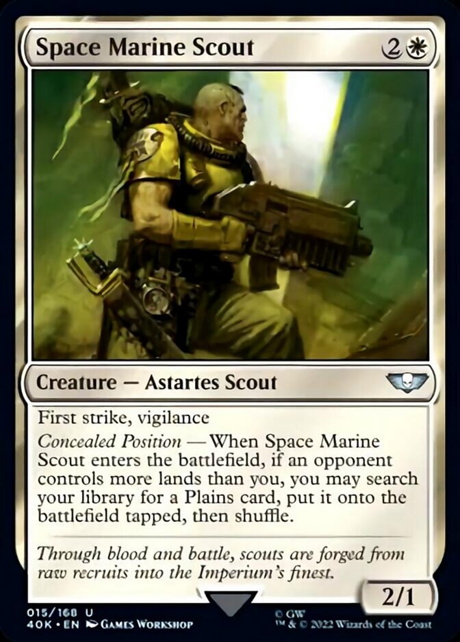 Space Marine Scout (Surge Foil) [Warhammer 40,000] - The Mythic Store | 24h Order Processing