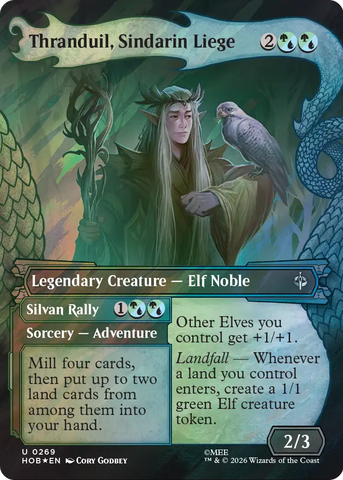 Thranduil, Sindarin Liege (Showcase) (Surge Foil) [The Hobbit] - The Mythic Store | 24h Order Processing